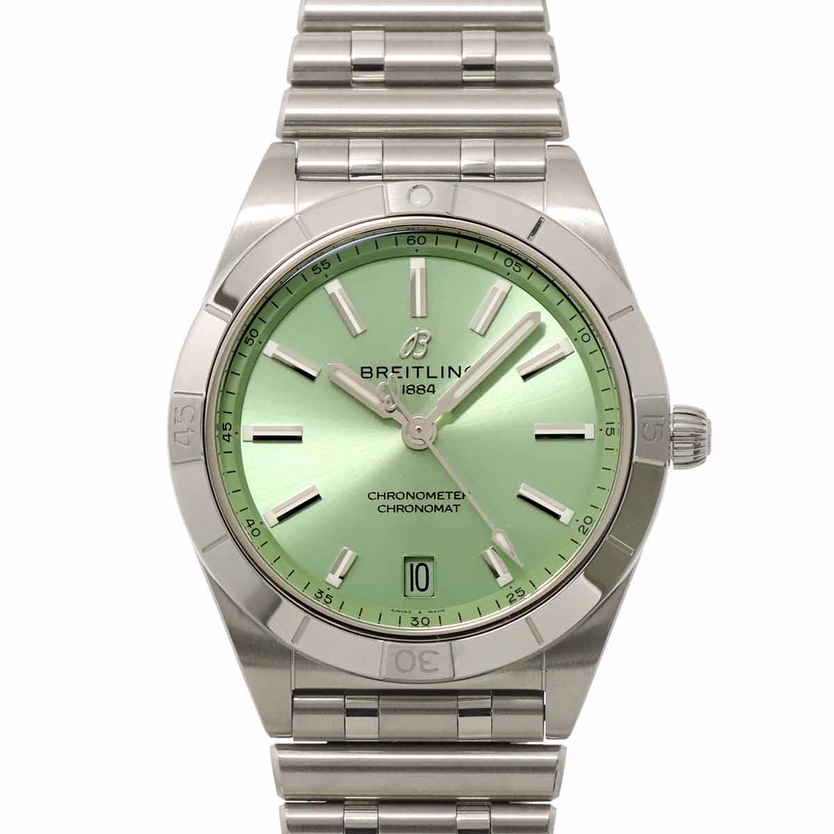 Chronomat Automatic 36 A10380 Green Dial Ladies Watch