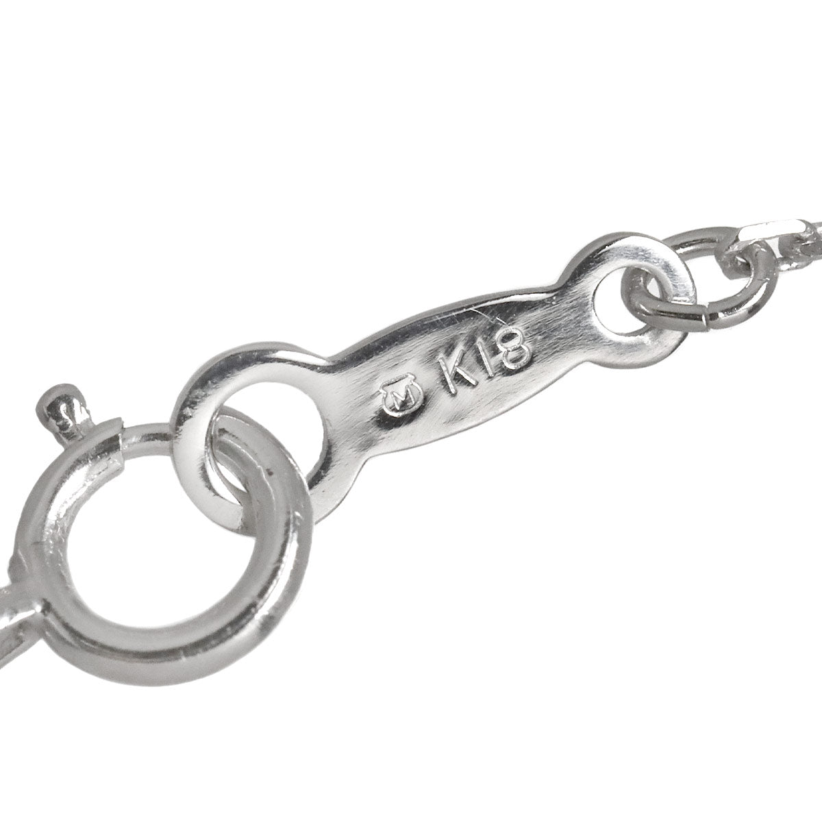Akoya Pearl 7.8mm Necklace 18K White Gold 750