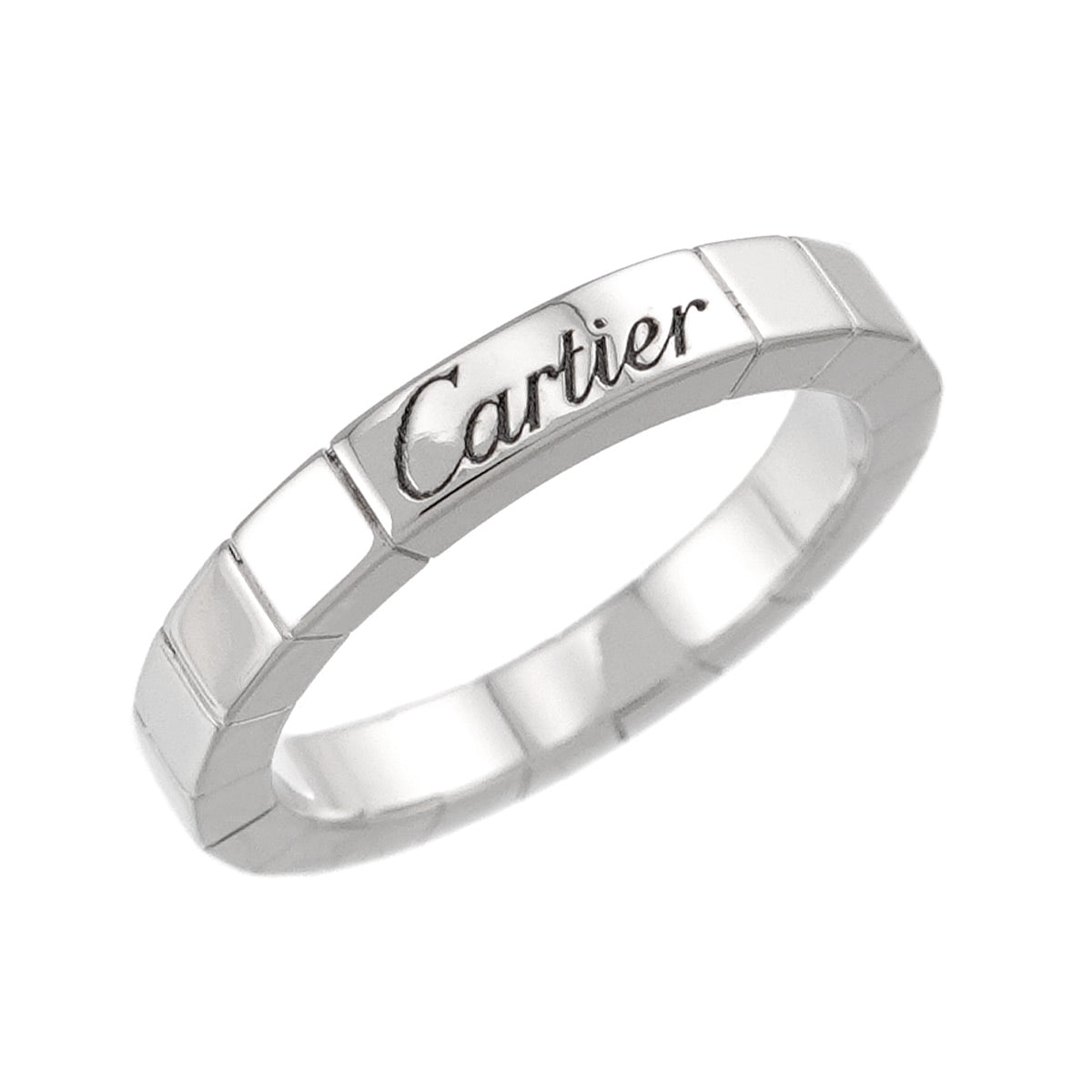 Laniere Ring 18K White Gold 750 Size50 5.25(US)