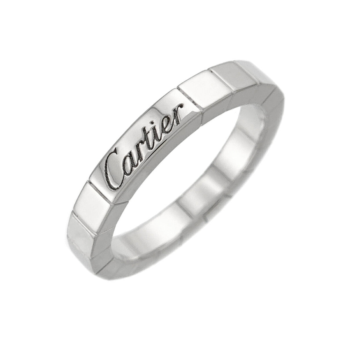 Laniere Ring 18K White Gold 750 Size50 5.25(US)