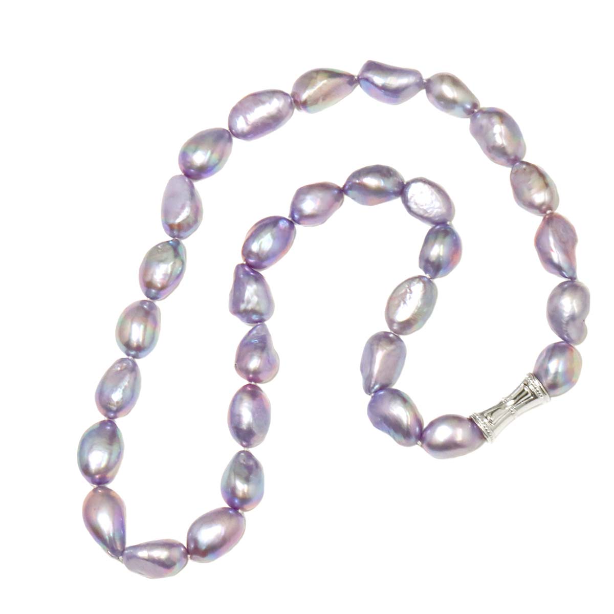 Baroque Pearl Necklace SV Silver 925