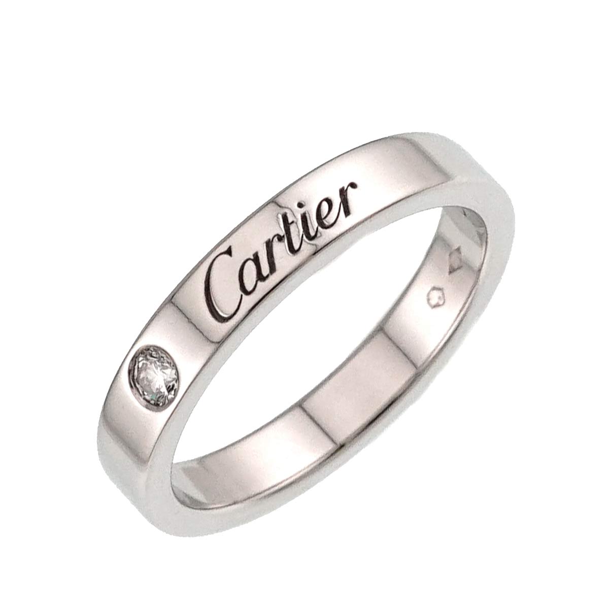 C de Diamond 1P Ring Pt Platinum size48 4.5(US)