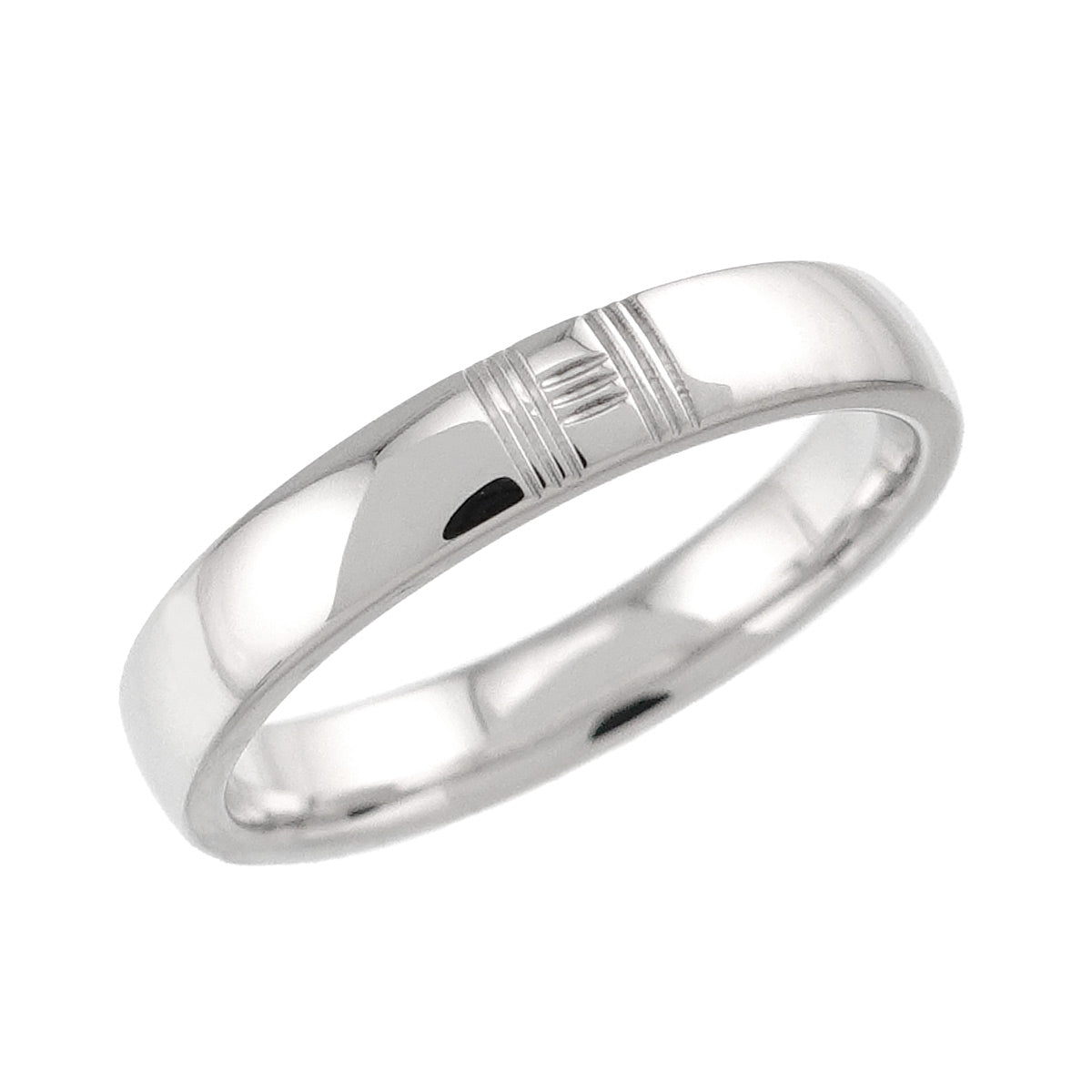 Alliance Kelly Ring 18K White Gold 750 Size46 3.25(US)