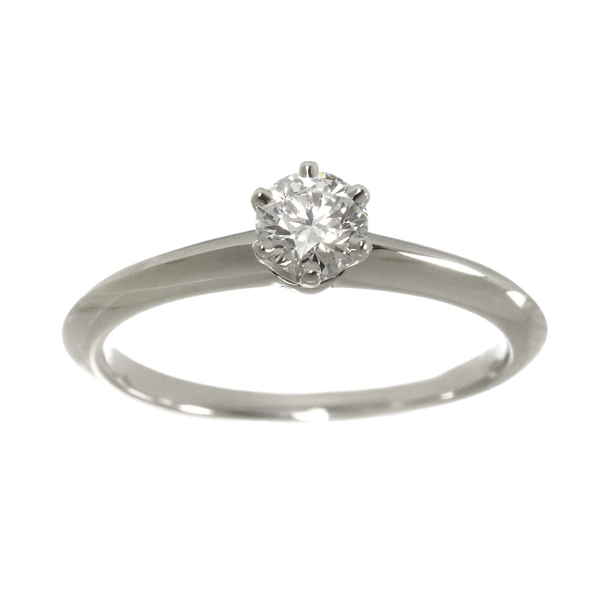 Diamond 0.33ct D/VS2 Ring Pt Platinum Size5.25-5.5(US)