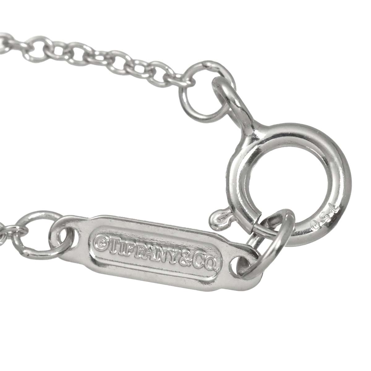 Cross Diamond Necklace 18K White Gold 750