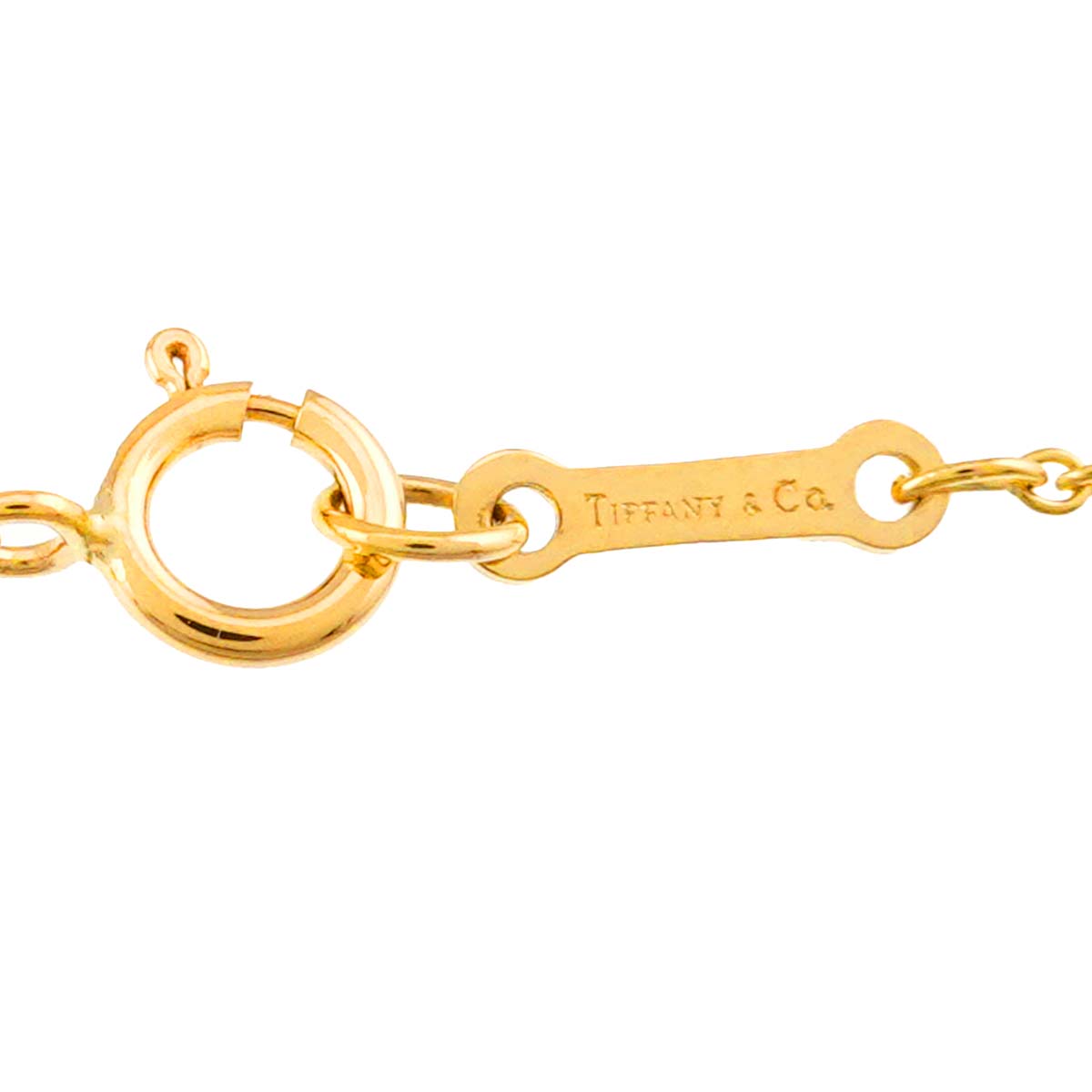 Open Heart Necklace 18K Yellow Gold 750