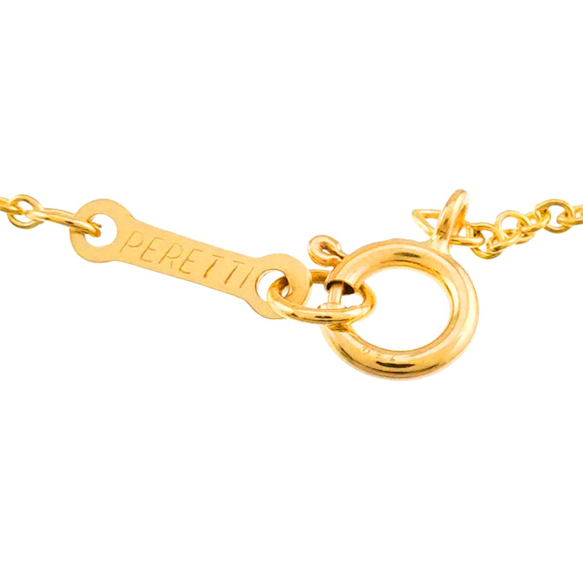 Open Heart Necklace 18K Yellow Gold 750