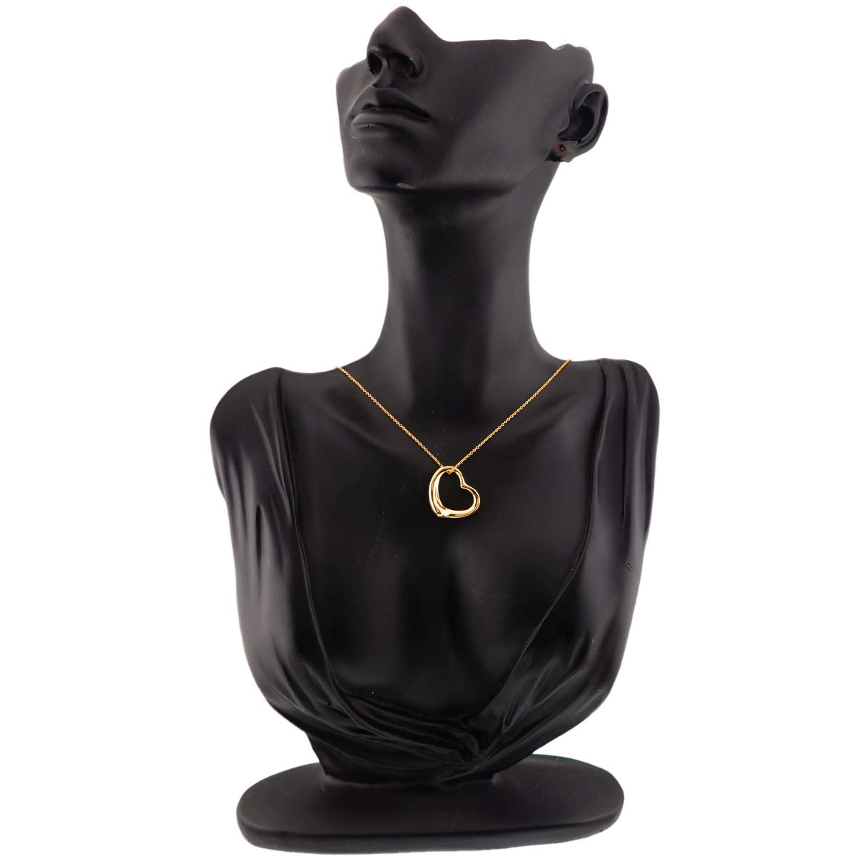 Open Heart Necklace 18K Yellow Gold 750