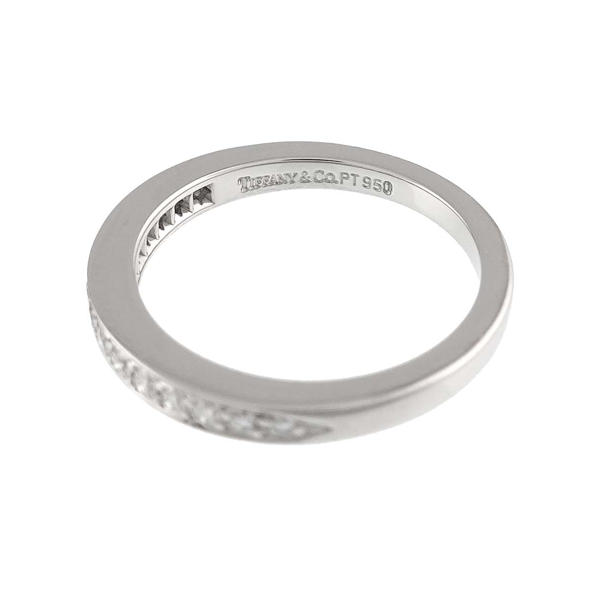 Half Diamond Ring Pt Platinum size5.5-5.75(US)