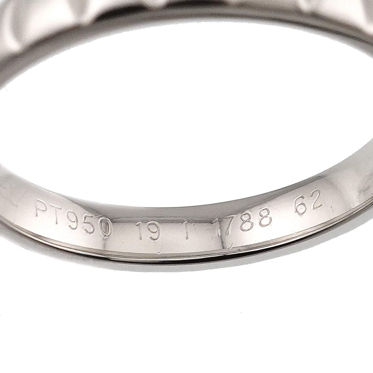 Chocolat Ring Pt Platinum size62 9.5(US)