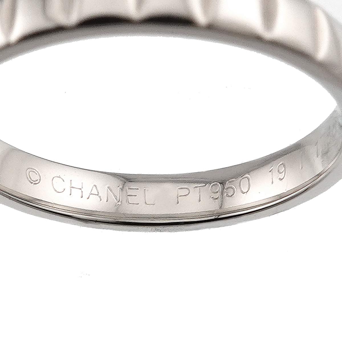 Chocolat Ring Pt Platinum size62 9.5(US)