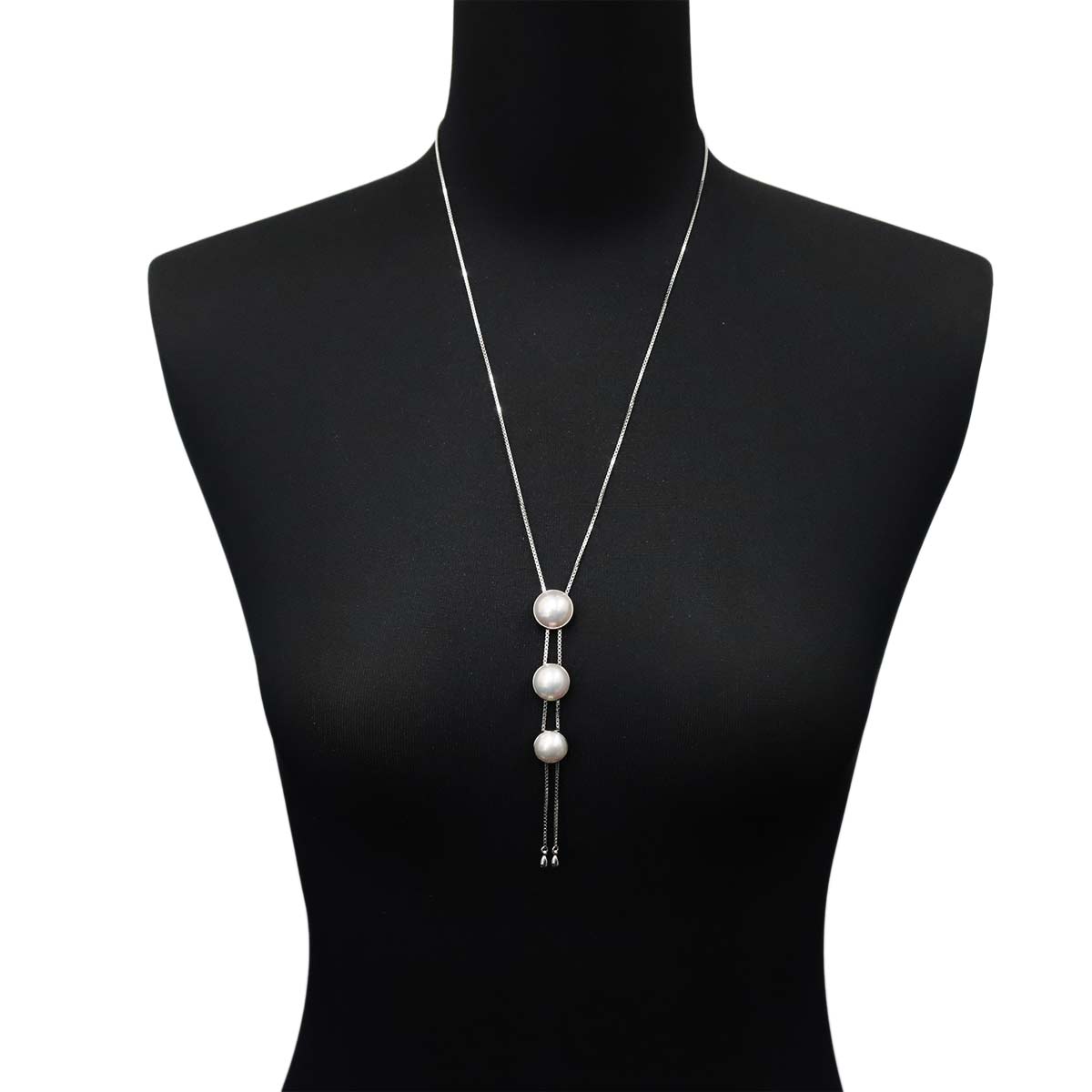 Mabe Pearl Necklace SV Silver 925
