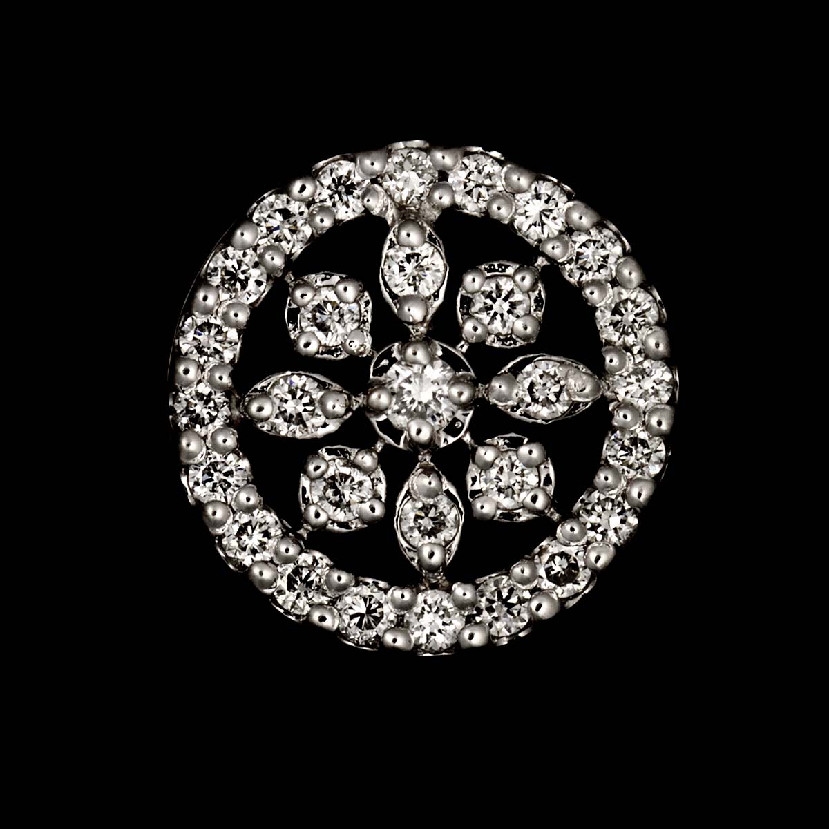 Aoyama Diamond 0.15ct/0.15ct Earrings Pierced Pt Platinum