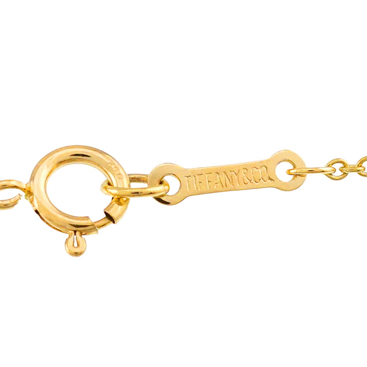 Open Heart Necklace 18K Yellow Gold 750
