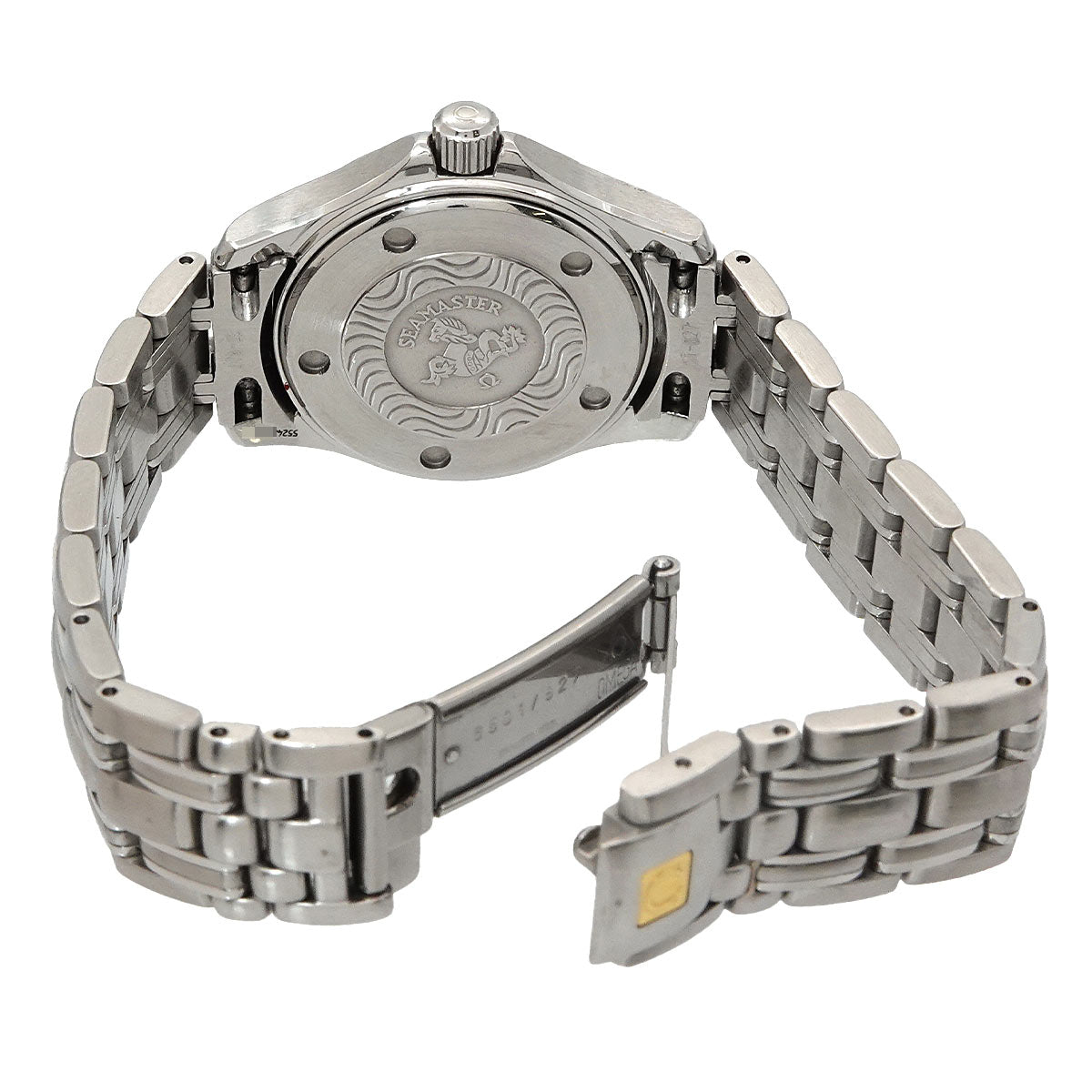 Seamaster 120m Date Quartz Blue Dial Ladies Watch