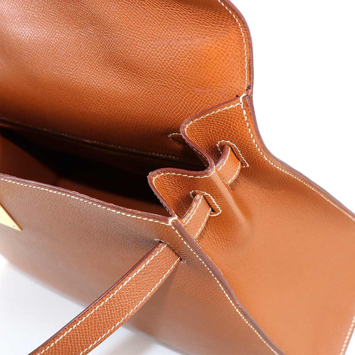 Kelly 32 2way Hand Shoulder Bag Coushevel Epsom Gold Purse