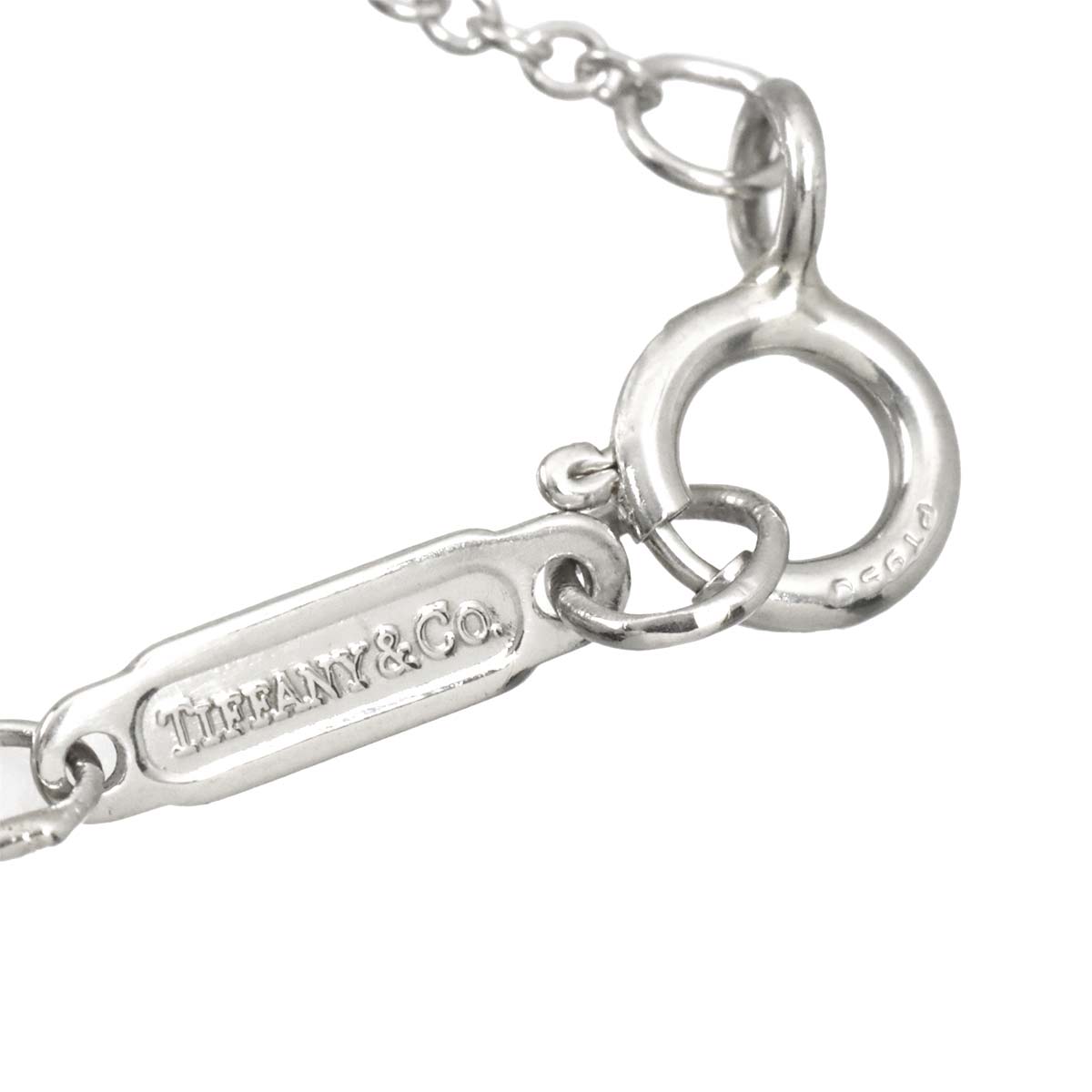 Swing Drop Diamond Necklace Platinum