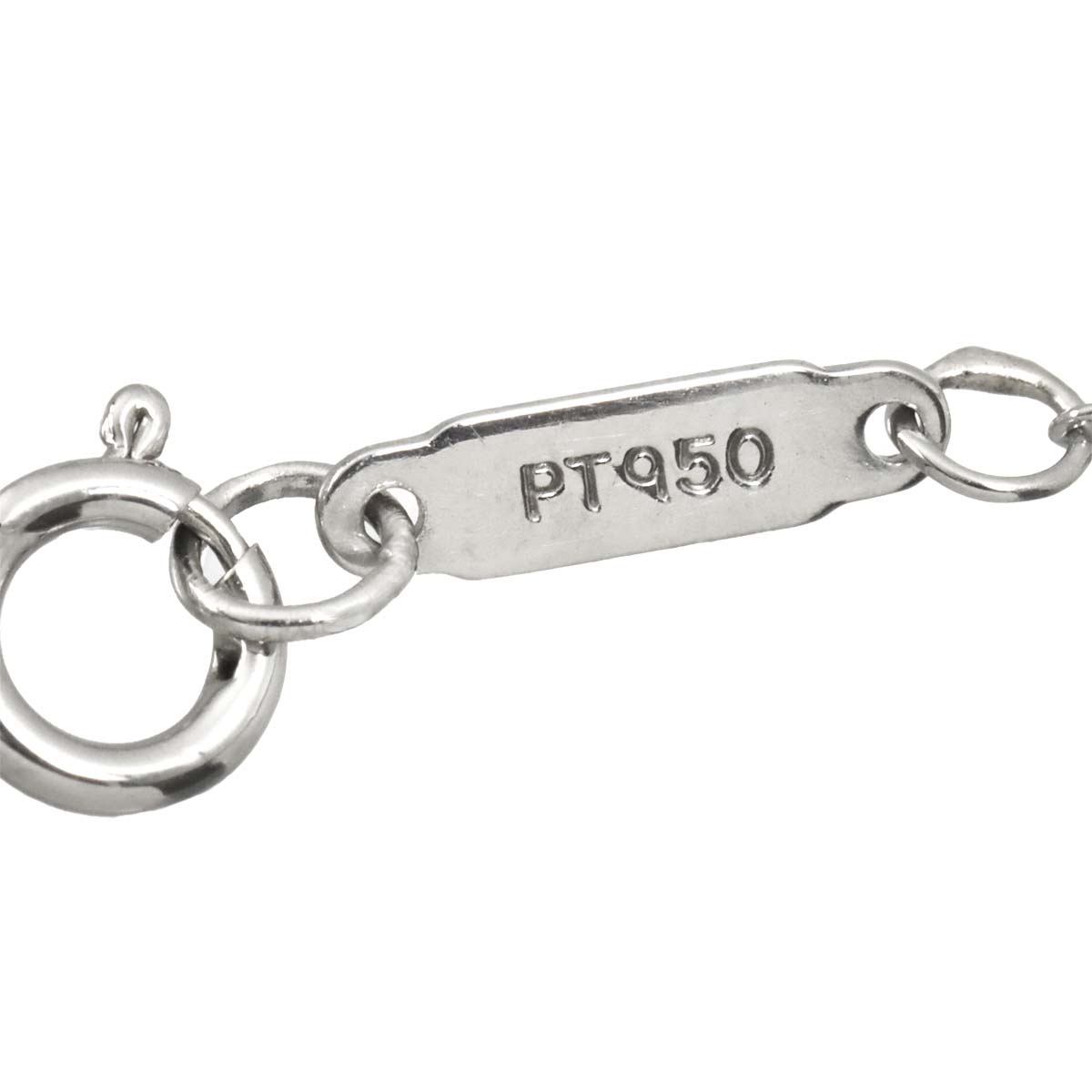 Swing Drop Diamond Necklace Platinum