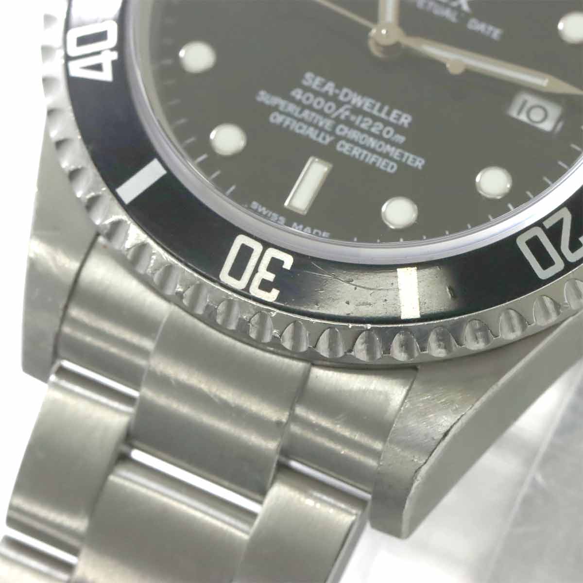 Sea-Dweller 16600 Serial F Date Automatic Black Dial Mens Watch