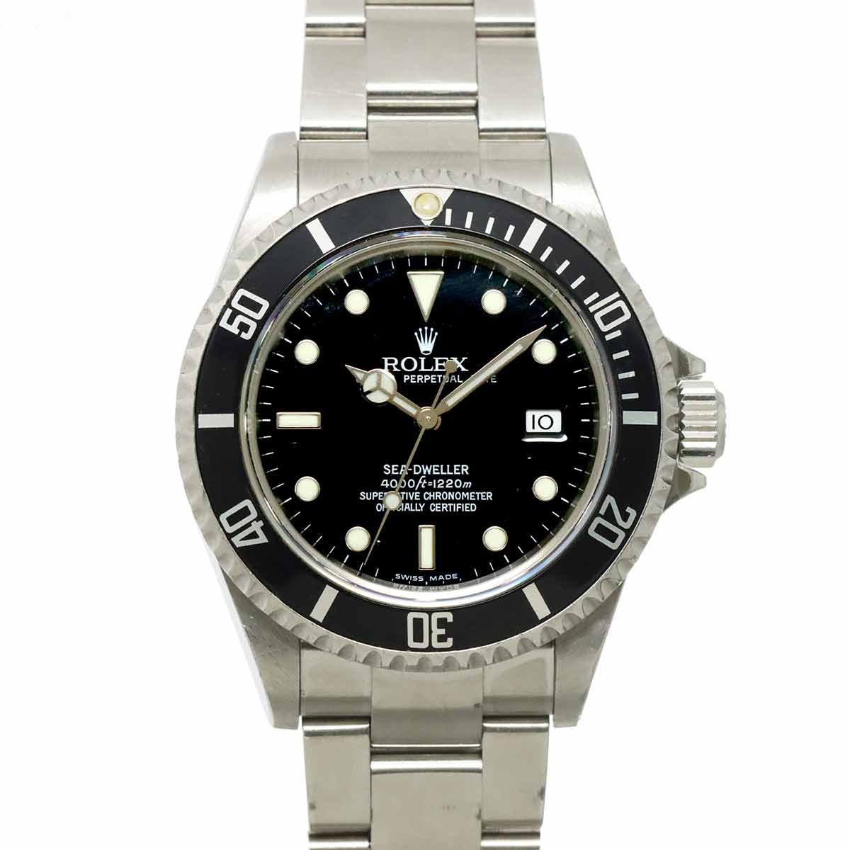 Sea-Dweller 16600 Serial F Date Automatic Black Dial Mens Watch