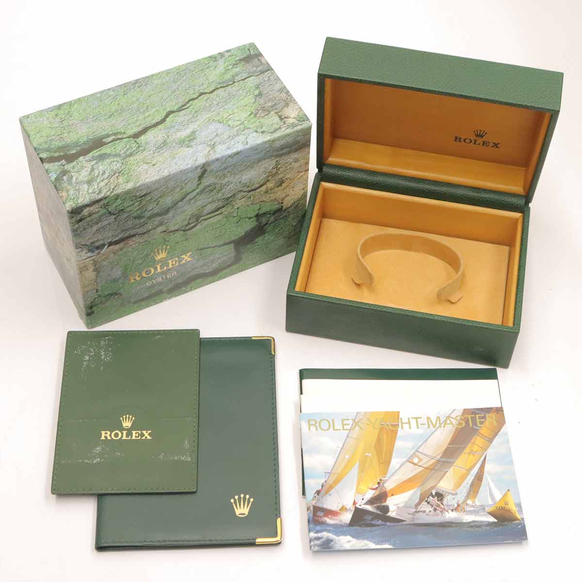 Yacht Master Rolesium 16622 Serial F Date PT Silver Dial