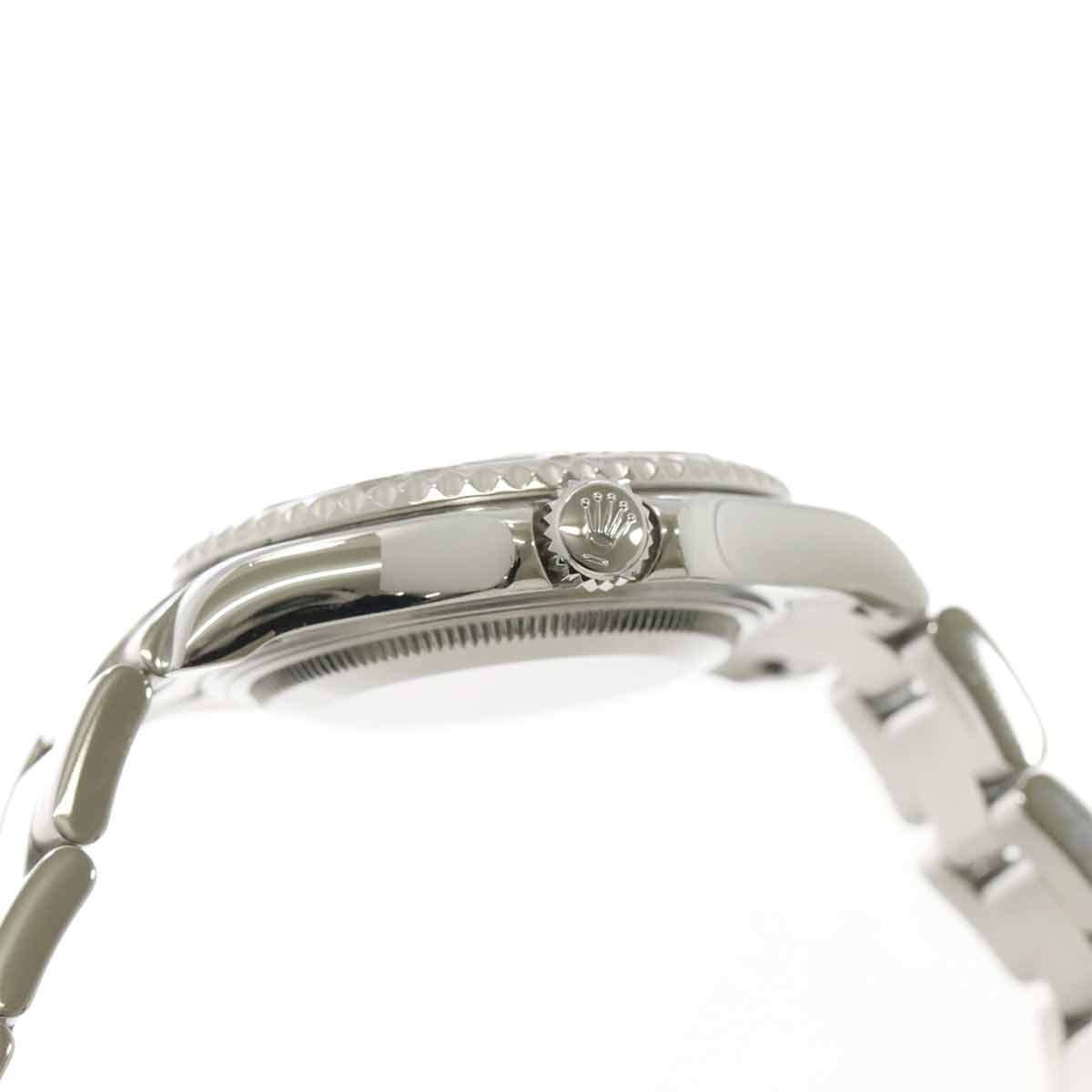 Yacht-Master Rolesium 168622 Serial A Platinum Silver Dial Boys