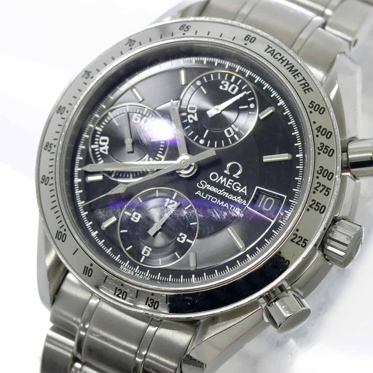 Speedmaster Date 3513.50 Chronograph Automatic Black Dial Mens