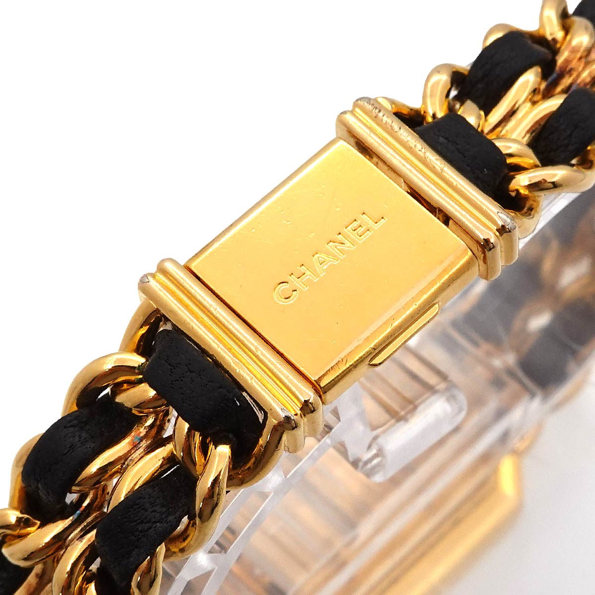 Premiere Size L H0001 Vintage Quartz Black Dial Ladies Watch