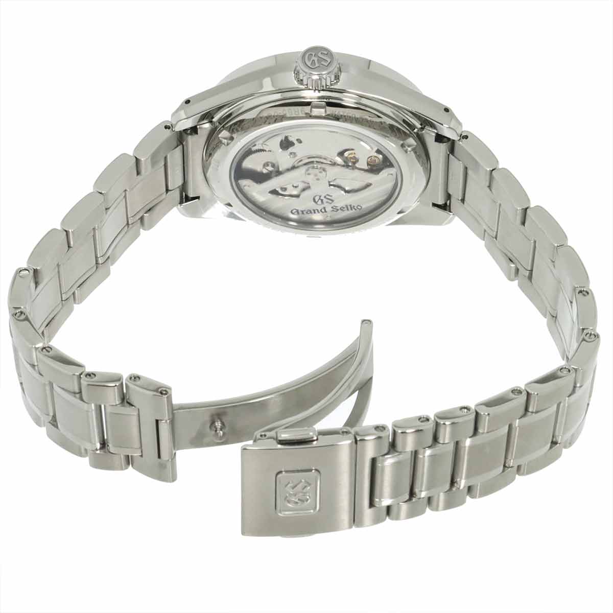 SBGA375 9R65-0CV0 Spring drive Power Reserve Navy Dial