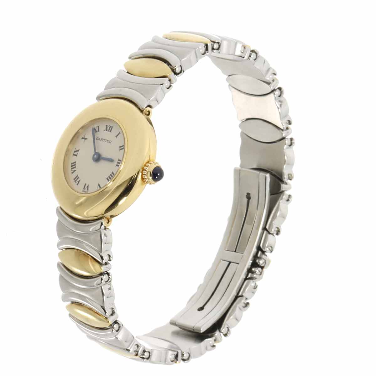 Colisee W40001F2 Quartz 750 YG Cream Ladies Watch