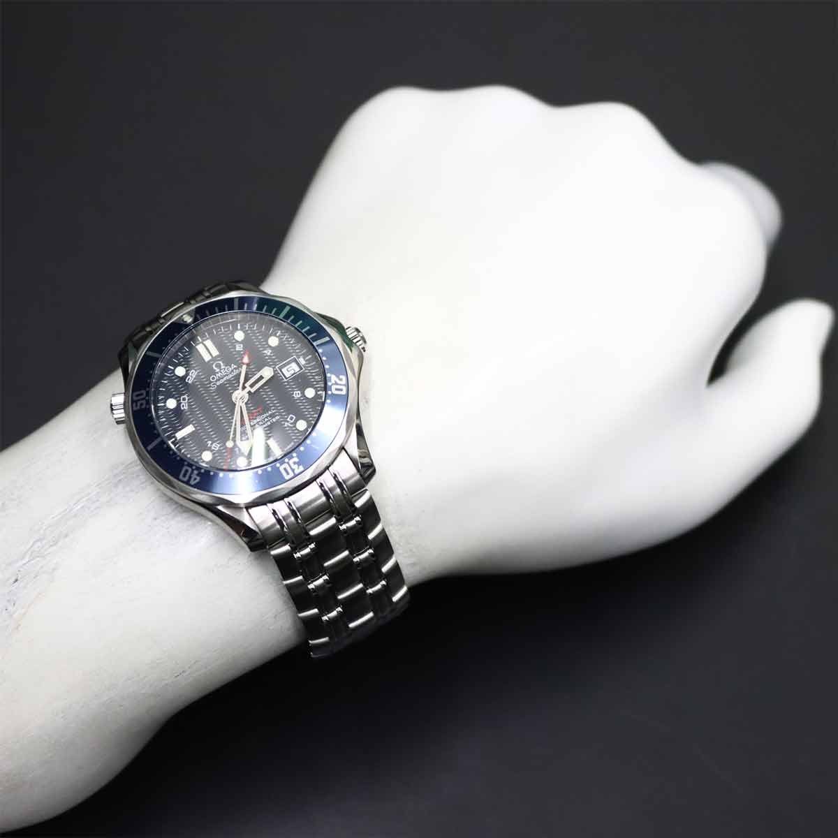 Seamaster 300 GMT Professional Co-Axial 2535 80 Navy Dial Mens