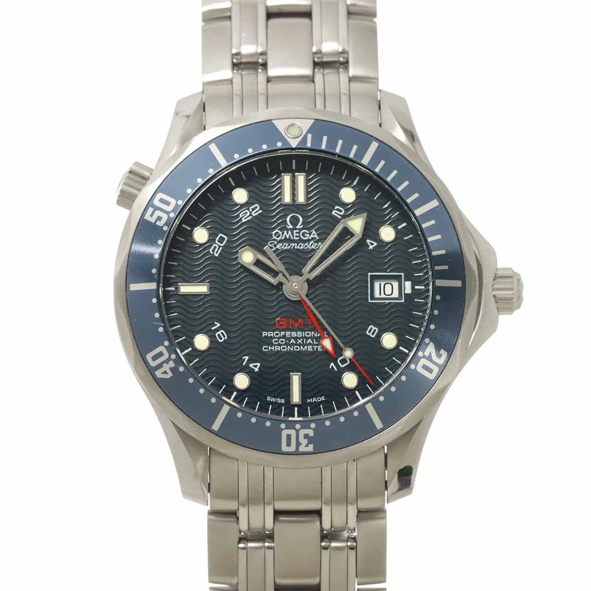 Seamaster 300 GMT Professional Co-Axial 2535 80 Navy Dial Mens