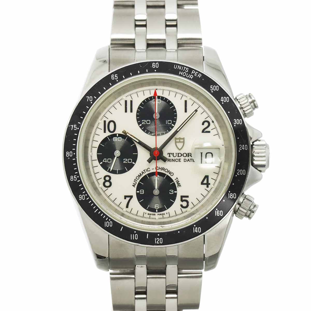 Chrono Time Tiger 79260P Chronograph Date Automatic White Dial