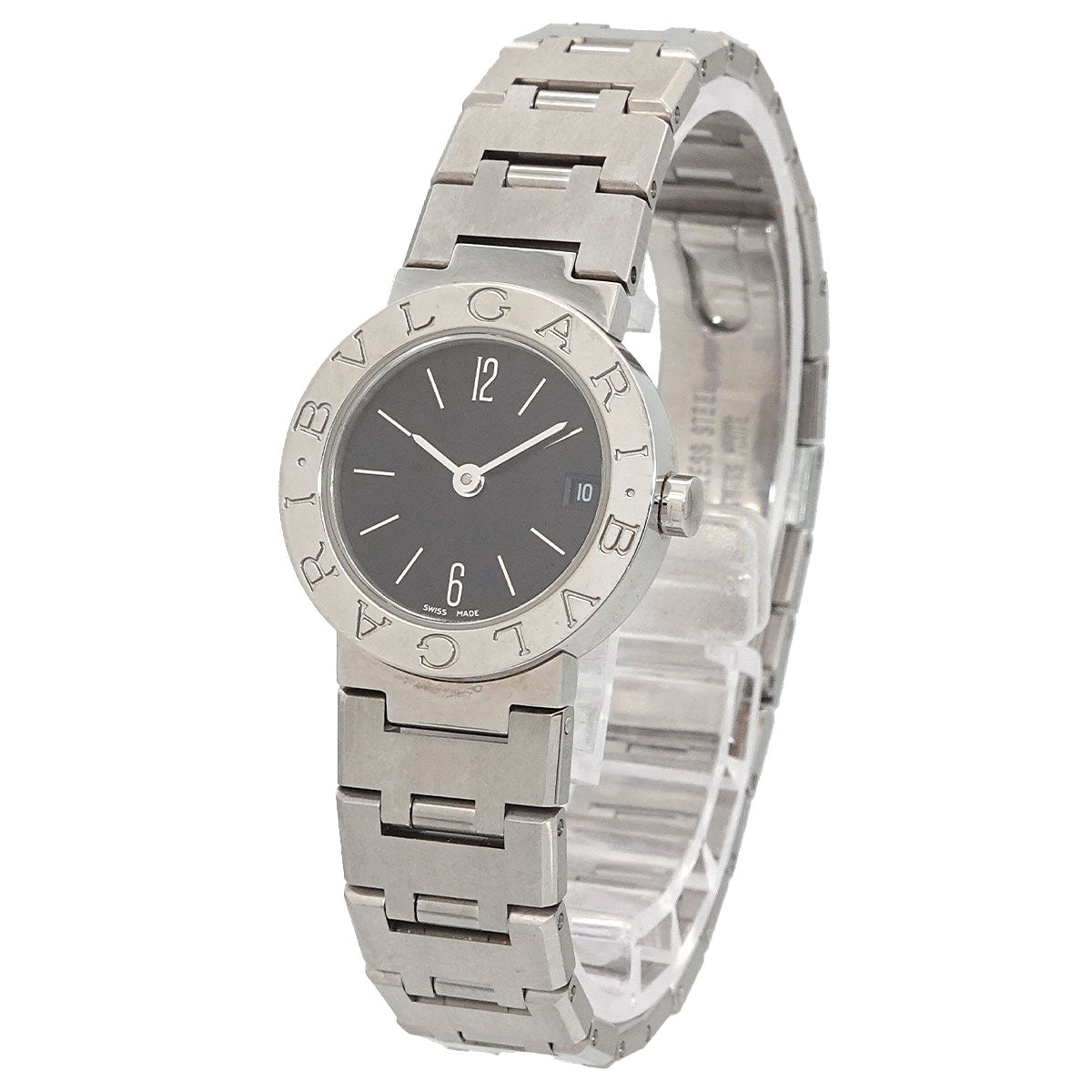 BVLGARIBVLGARI BB23SS Quartz Black Dial Ladies Watch