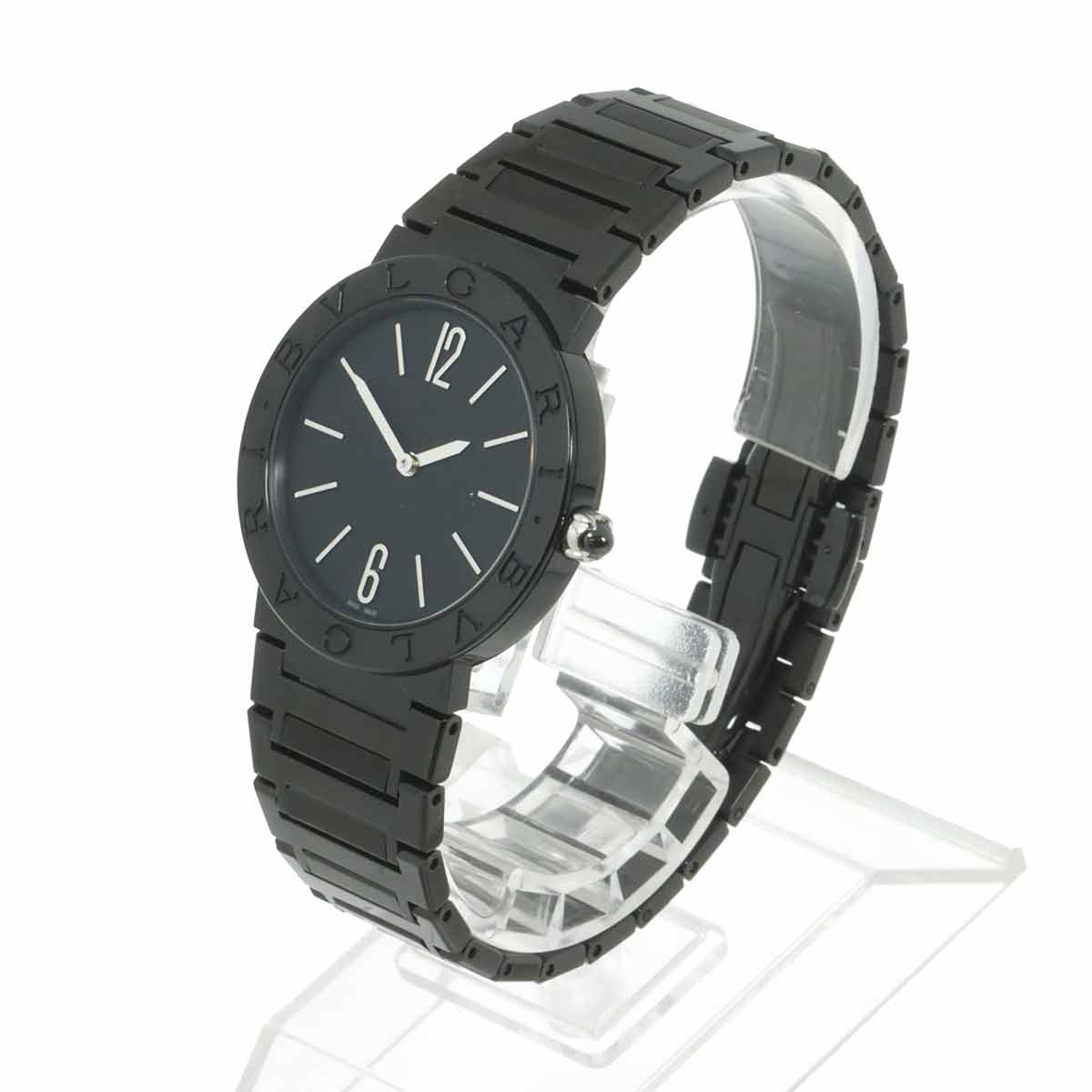 BVLGARIBVLGARI BB33S Quartz Black Dial Boys Watch