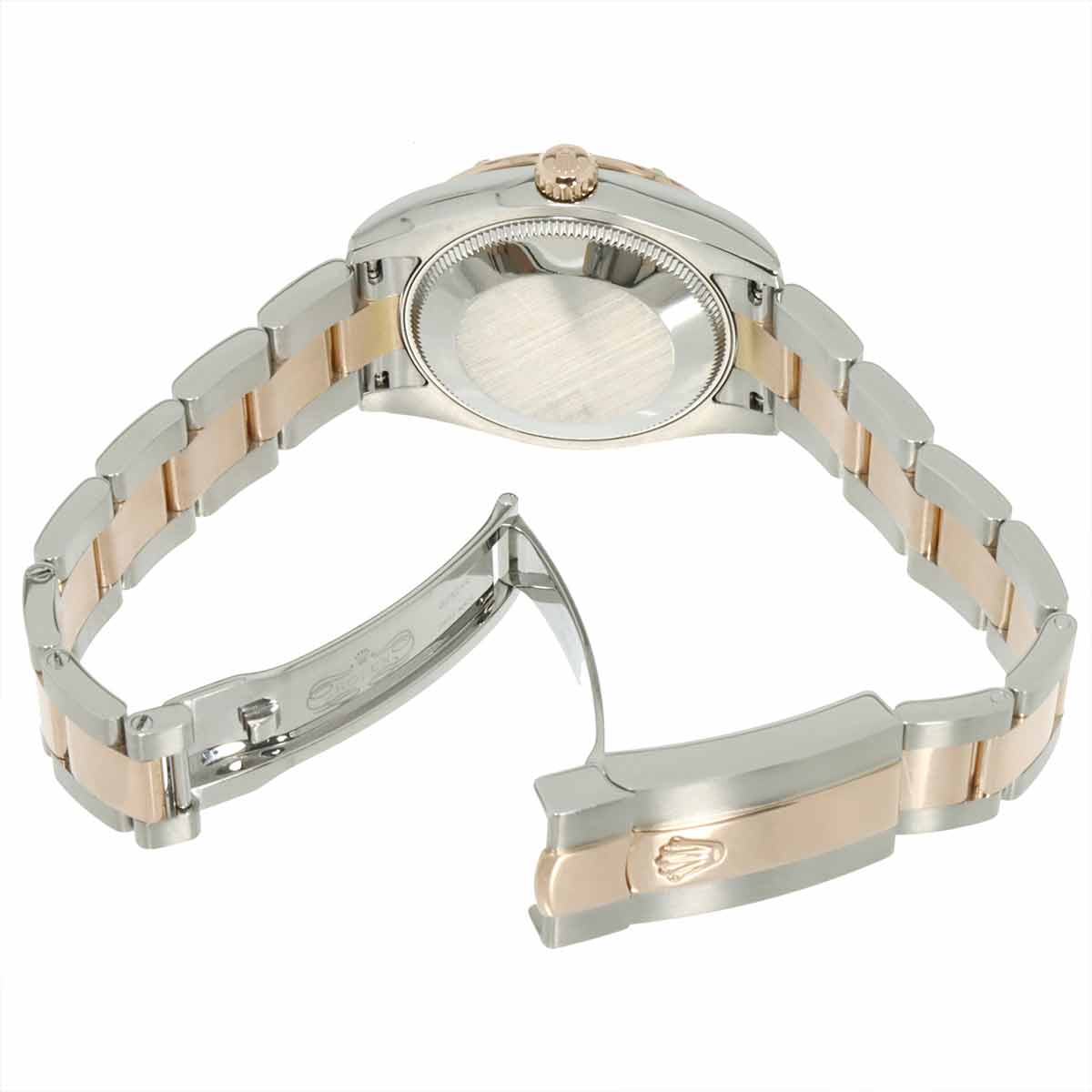 Datejust 178341 750 PG Diamond chocolate Dial Ladies Watch