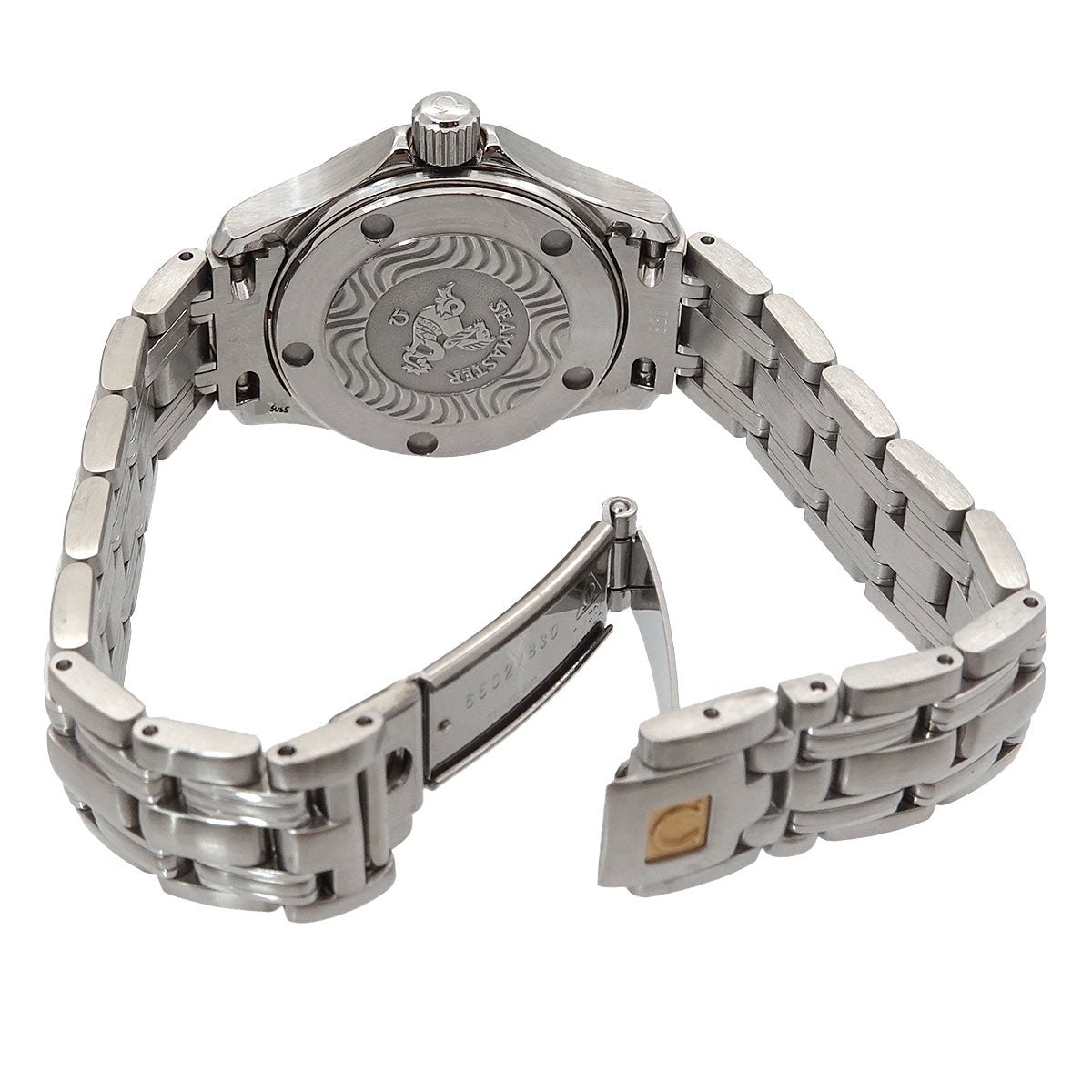 Seamaster 120 2581.81 Date Quartz Blue Dial Ladies Wrist Watch