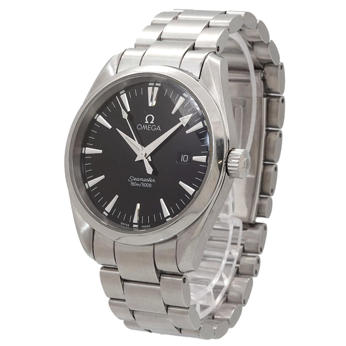 Seamaster Aqua Terra 2517.50 Quartz Black Dial Mens Watch