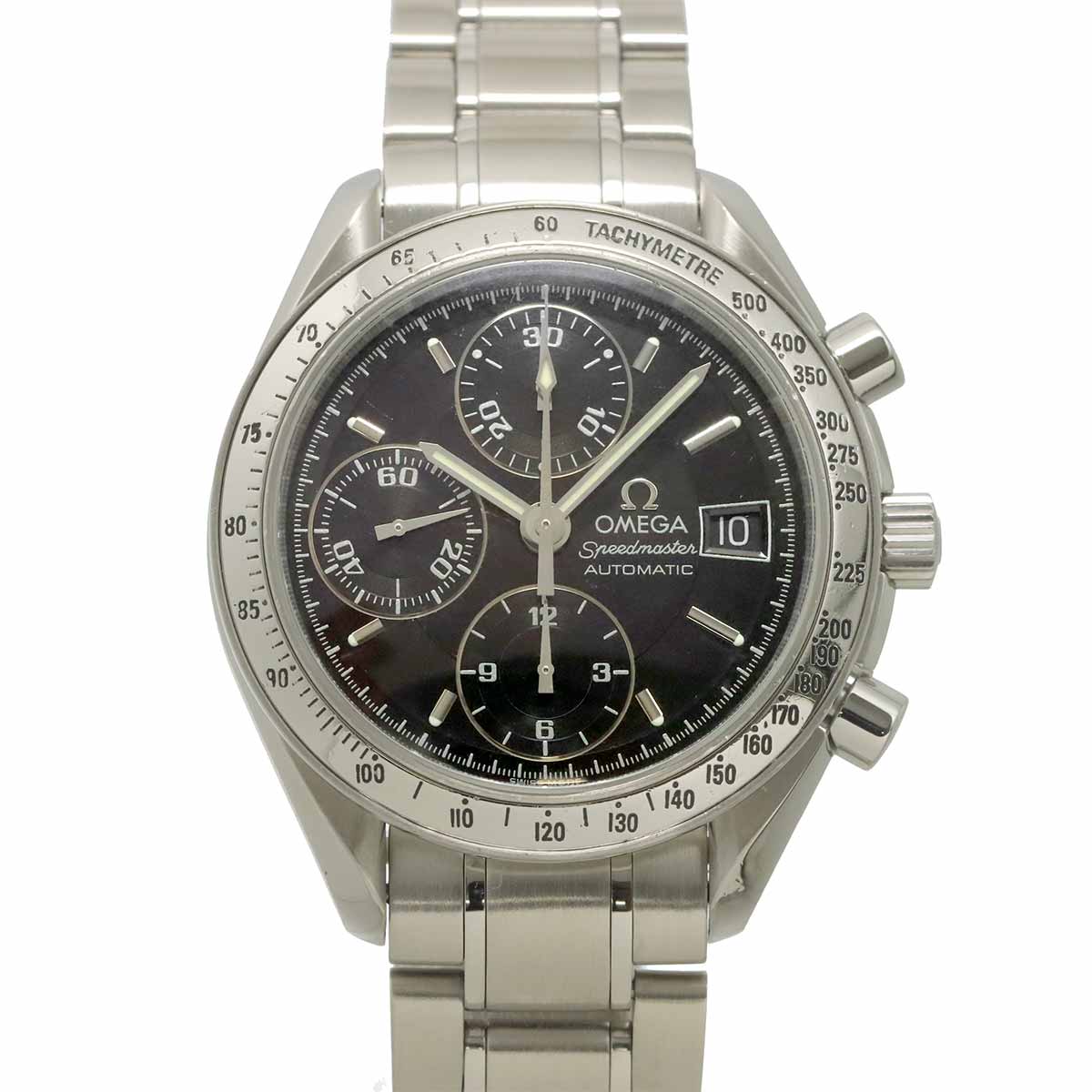 Speedmaster Date 3513 50 Chronograph Automatic Black Dial Mens