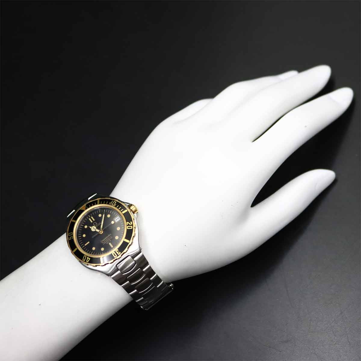 Seamaster 368 1042 Automatic Date Black Dial Mens