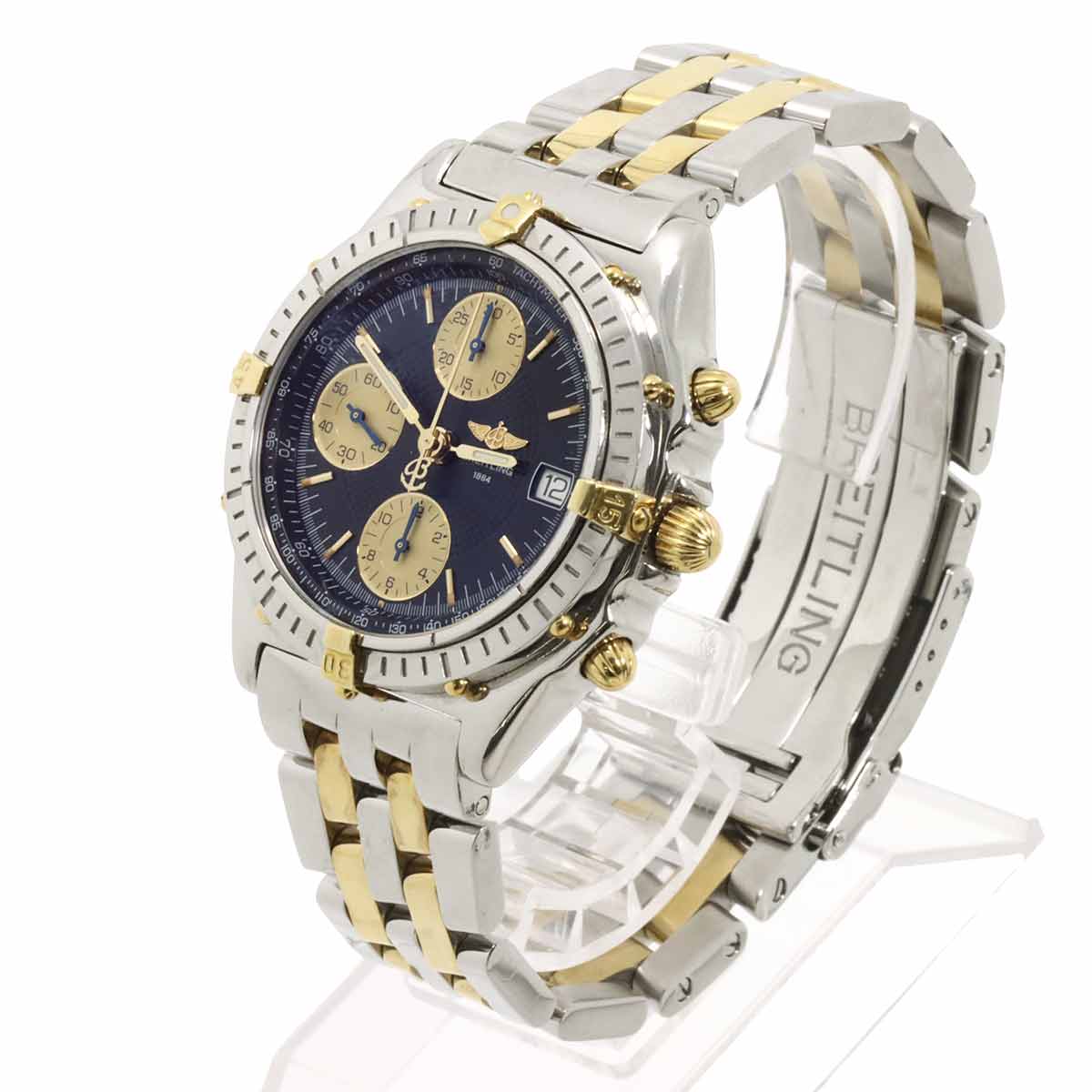 Chronomat Bicolour B13050.1 Chronograph Black Dial