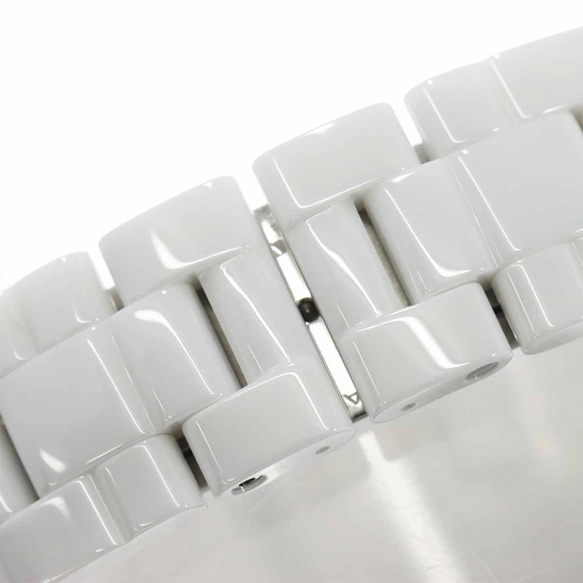 J12 Chronograph H2009 9P Diamond Date White Dial Mens Watch