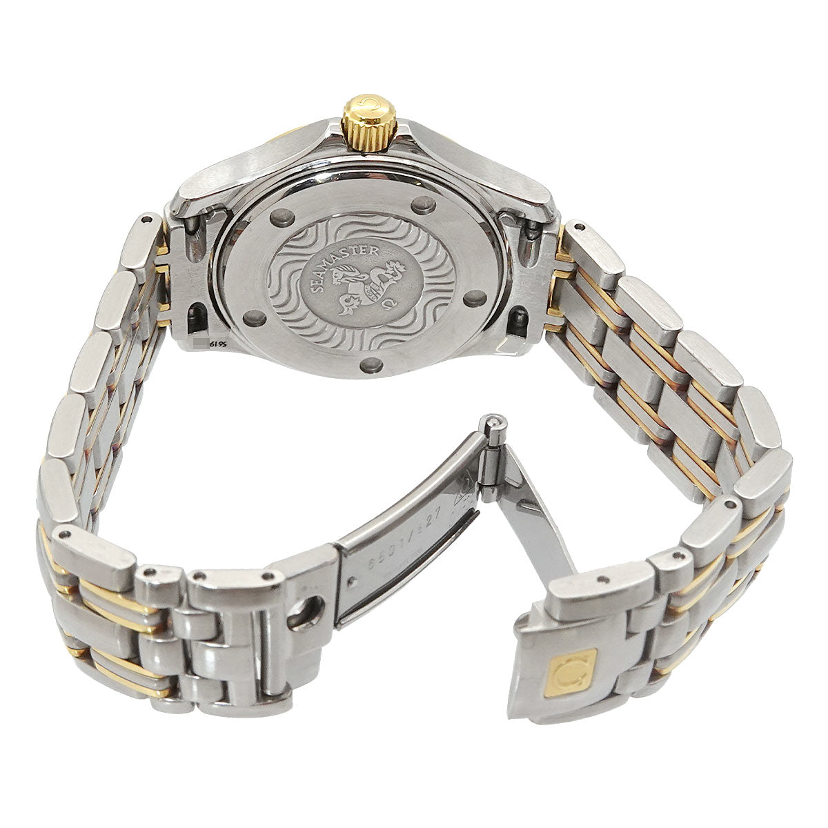 Seamaster 120 2371 80 Date Quartz Gold Dial Ladies Watch