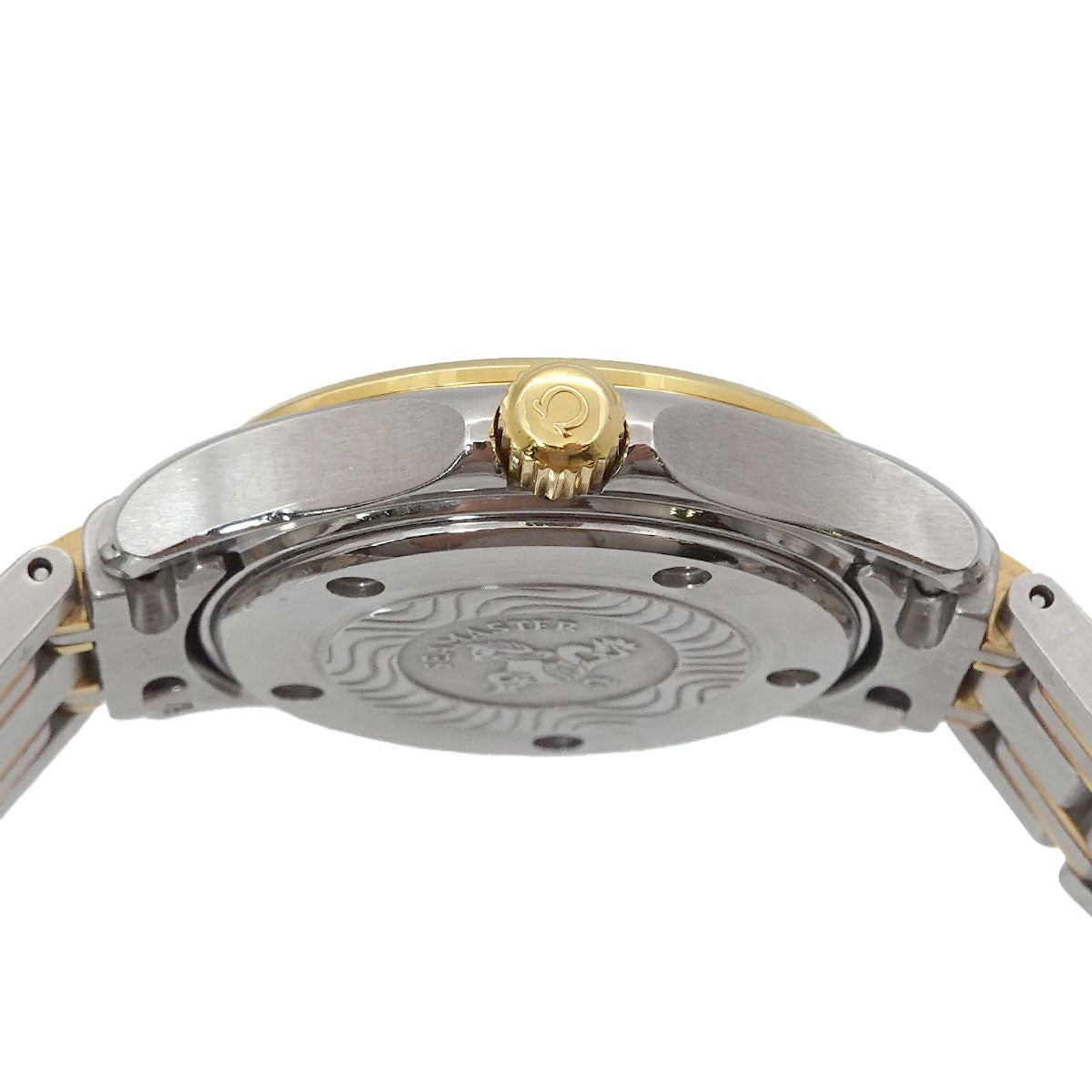 Seamaster 120 2371 80 Date Quartz Gold Dial Ladies Watch