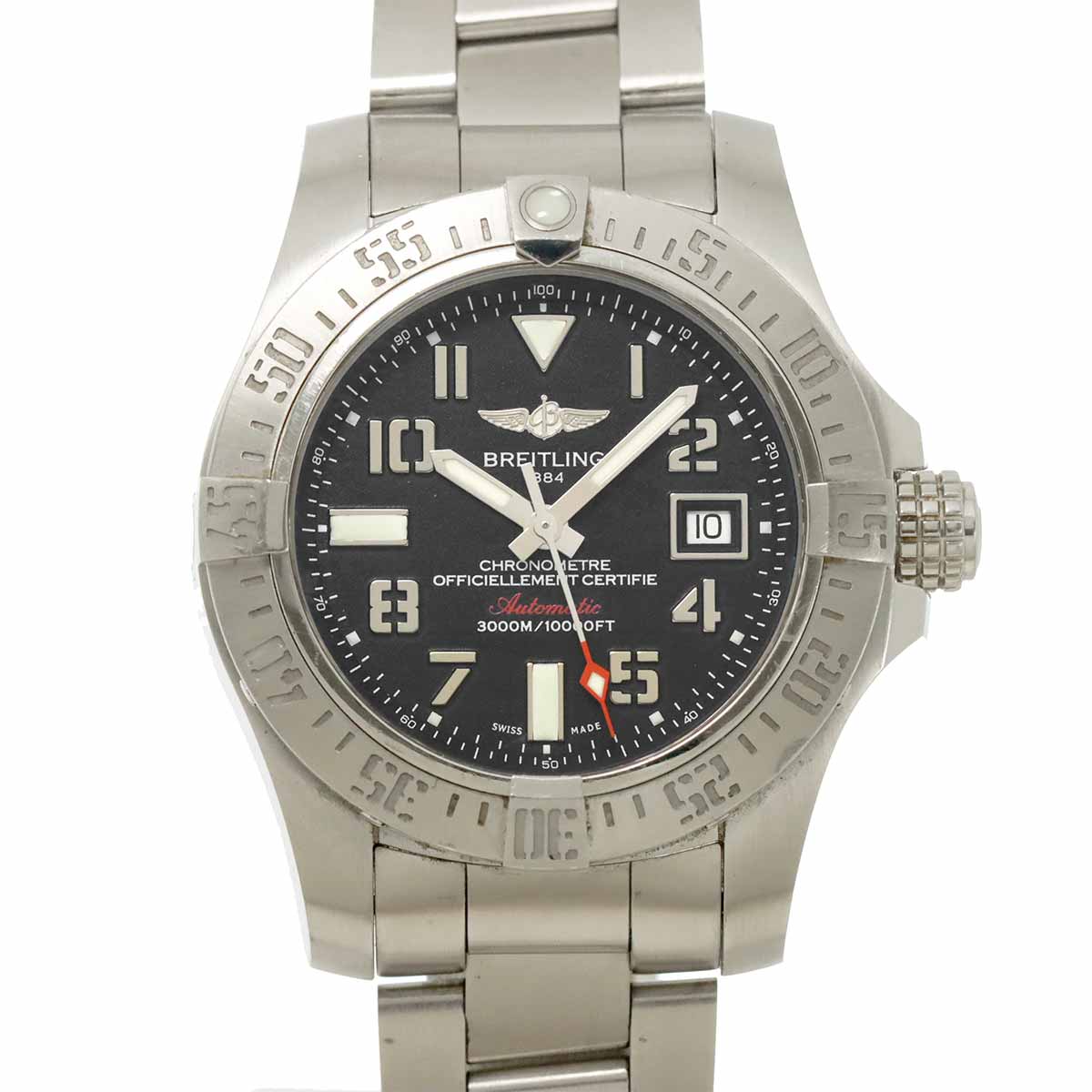 Avenger II Sea Wolf A17331 Date Automatic Black Dial Mens