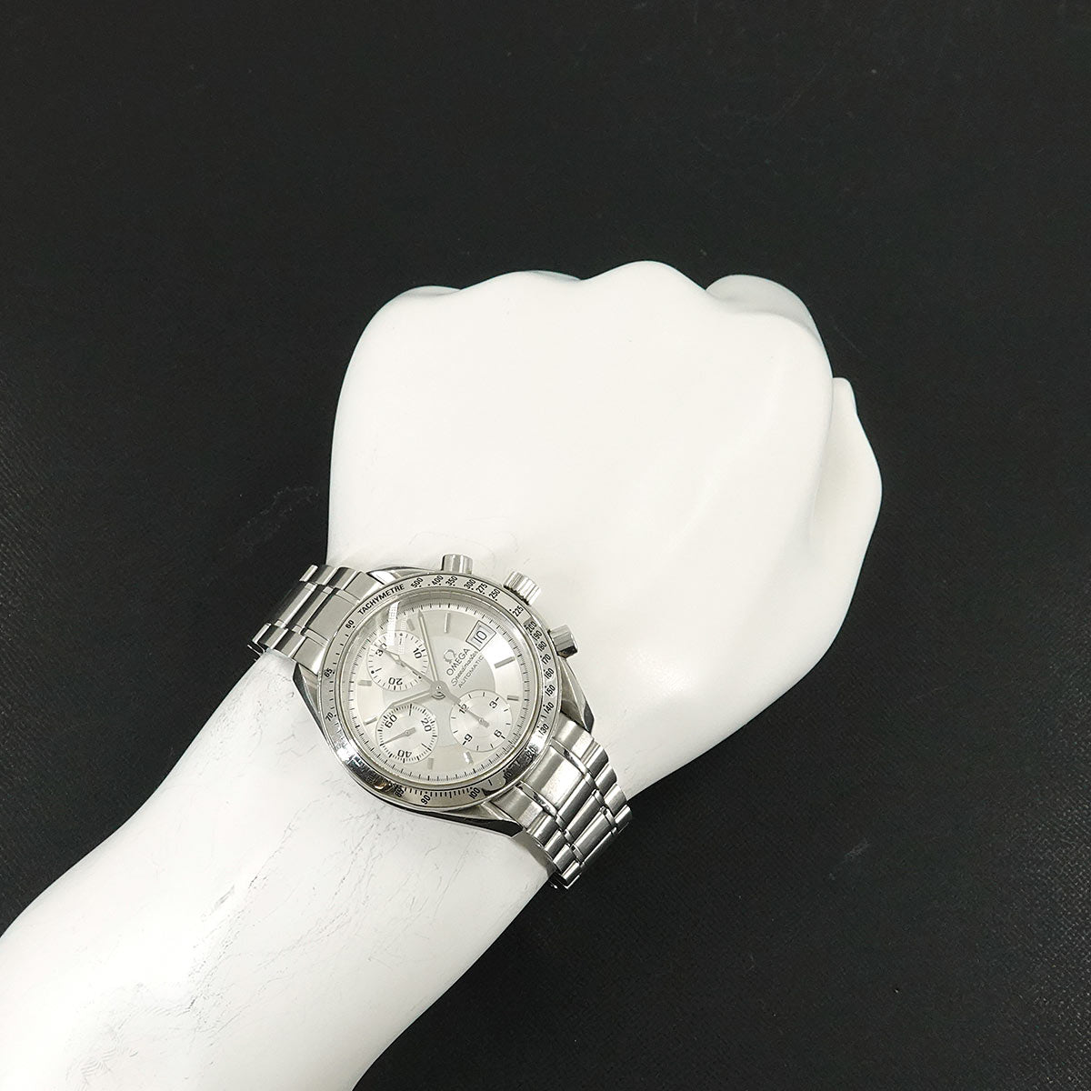 Speedmaster Date 3513 30 Chronograph Automatic Silver Dial Mens