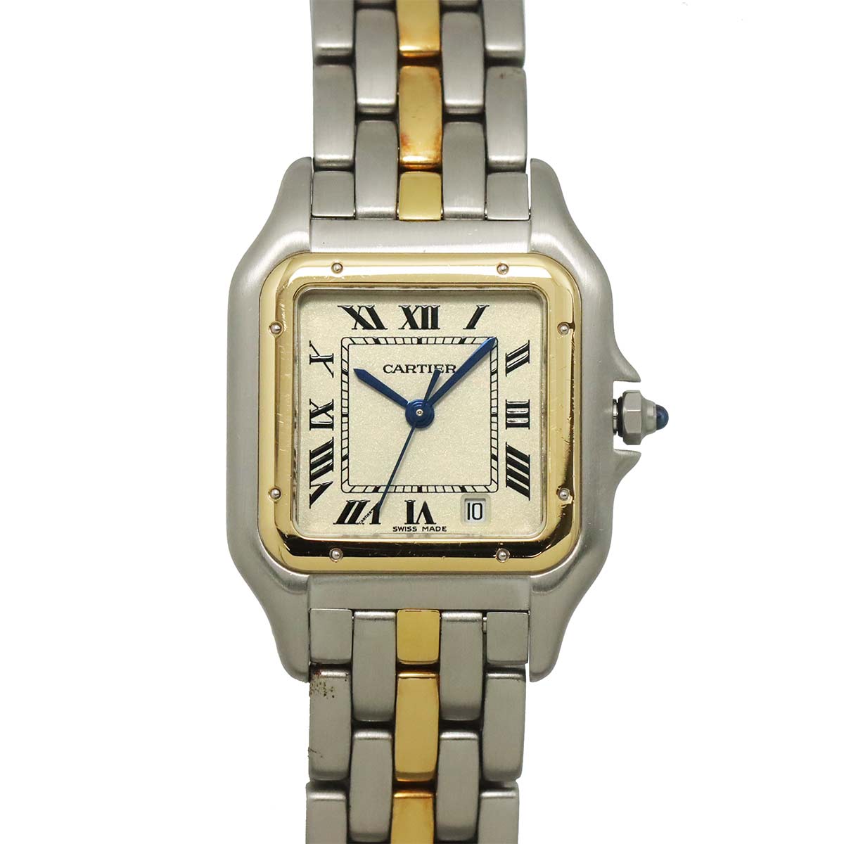 Panthere MM 1Row W25028B6 YG Quartz Date Cream Dial Boys