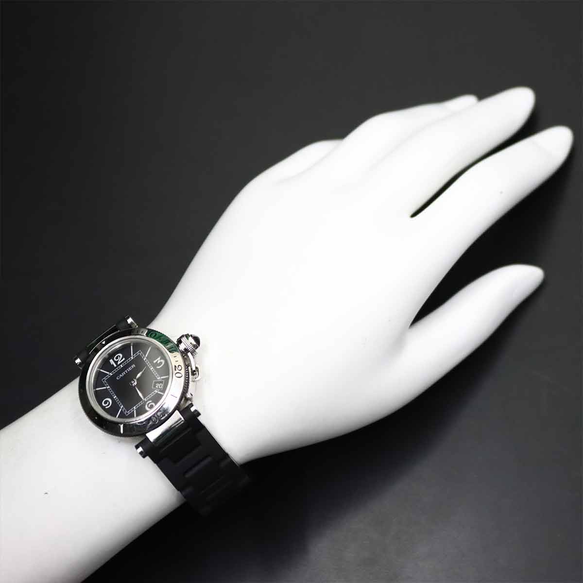 Pasha Seatimer W3140003 Quartz Date Black Dial Ladies Watch