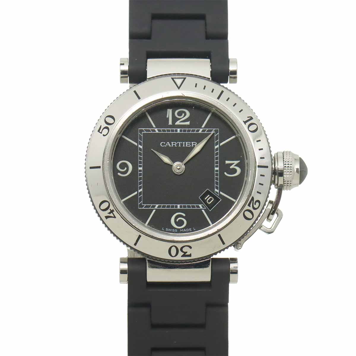 Pasha Seatimer W3140003 Quartz Date Black Dial Ladies Watch