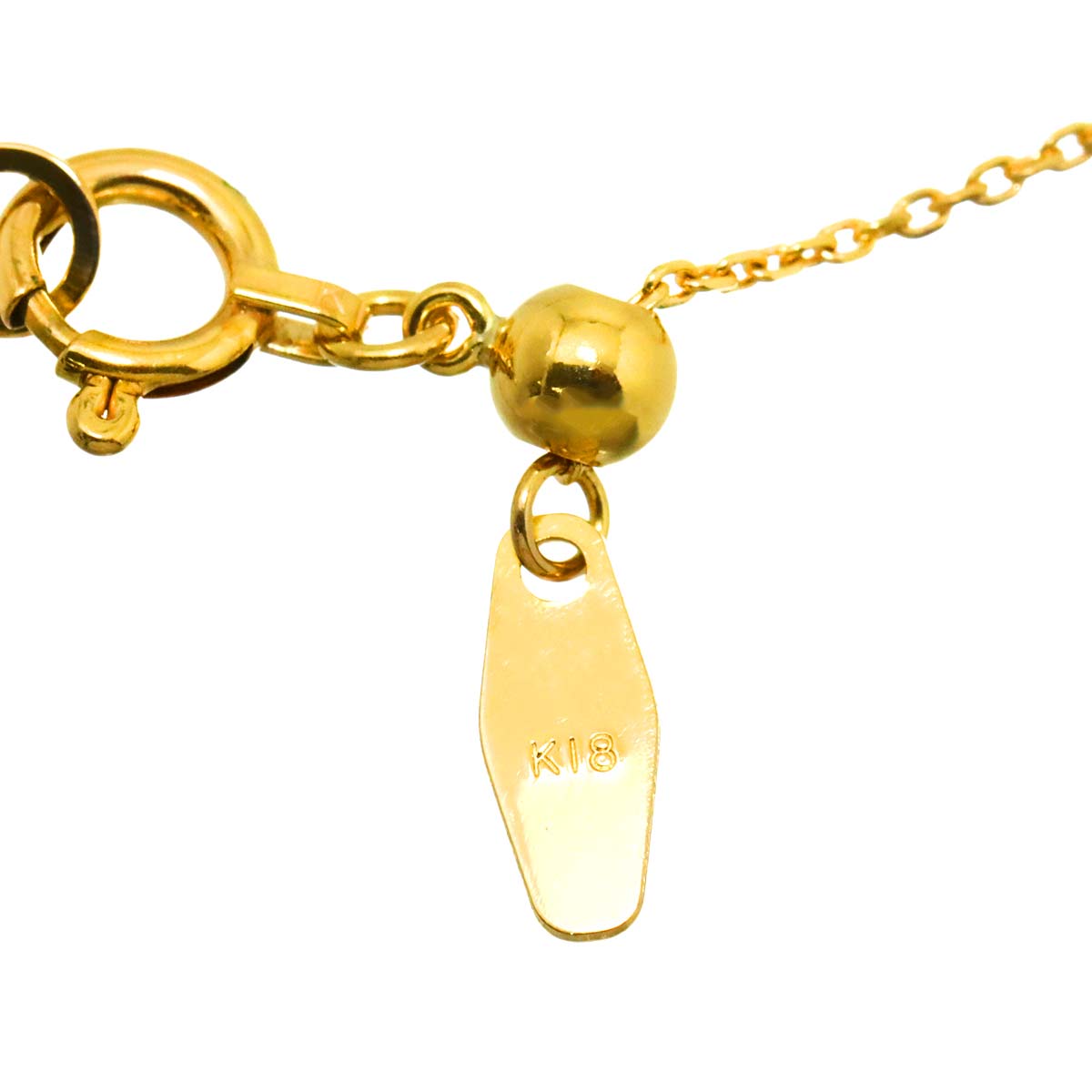 Diamond 1.00ct Necklace 18K K18 PG YG Pink Yellow Gold